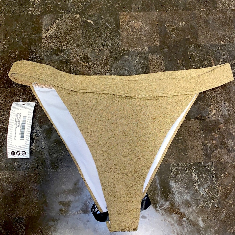 BOOHOO NWT crinkle Tanga Bikini Brief